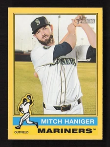 Mitch Haniger 2025 Topps Heritage giallo scuro Seattle Mariners - Foto 1 di 2