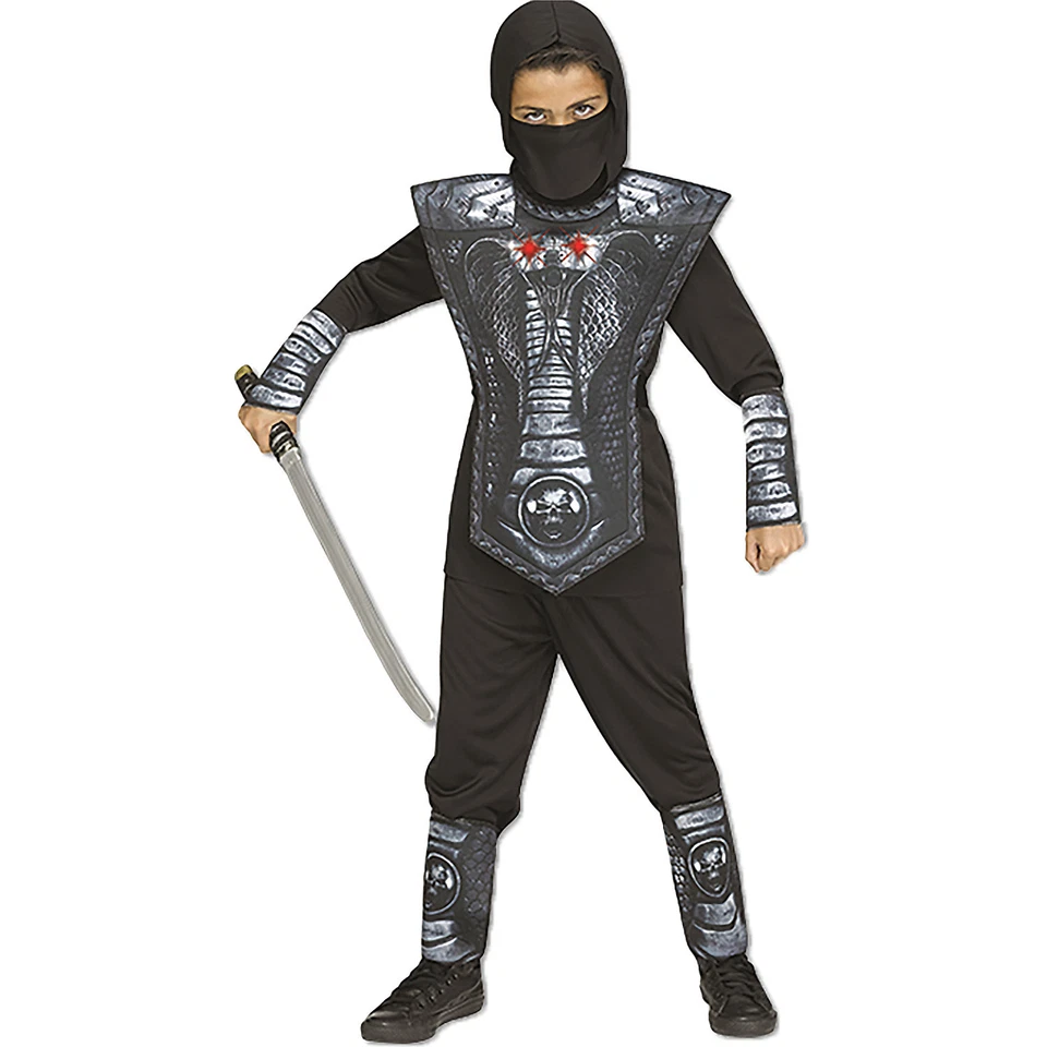 Child Silver Cobra Ninja Costume - Fun World - Image 1 of 3