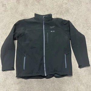 Milwaukee Jacket Men's XL Black M12 Heated Gear Thermal Full Zip NO BATTERY - Picture 1 of 13