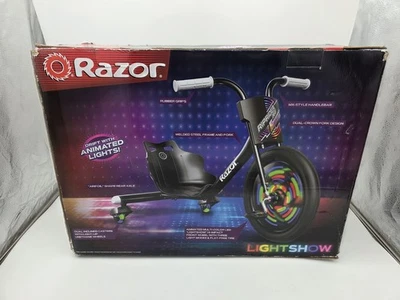 Razor RipRider 360 Lightshow - Triciclo a la deriva con luces de colores, 3 ruedas para niños Foto 1 de 4