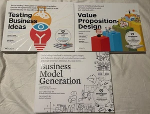 3 x Strategyzer Series Paperback Lot Value Proposition Design Business Model - Picture 1 of 1