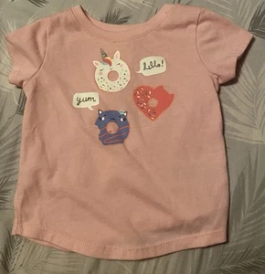 Garanimals baby girl 0-3 months Shirt Parfait Pink - Picture 1 of 3