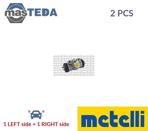 04-0777 DRUM WHEEL BRAKE CYLINDER PAIR REAR METELLI 2PCS FOR KIA SEPHIA,CARENS I - Picture 1 of 5