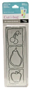 NEW Cuttlebug FRUIT TAGS Cutting Dies Provo Craft Set Of 2 From USA Retired 2008 - Picture 1 of 7