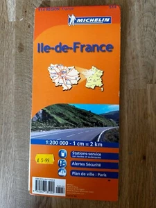 Ice de France - Paris - France - Michelin - 514 - Fold Out Map - Road - Picture 1 of 1