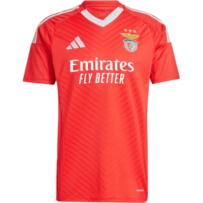 NWT Men's Adidas Benfica 24/25 Home Jersey JX9176 Red - Image 1 of 2