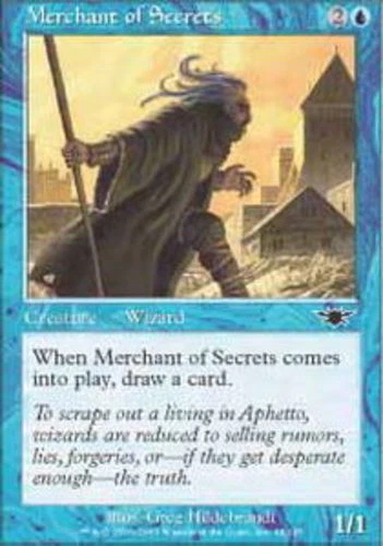 Merchant of Secrets - Foil ~ Moderately Played Legions MTG Magic UltimateMTG Blu - Image 1 of 1