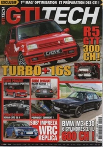 GTI TECH 15 R5 GT TURBO 16S 300PS BMW M3 E30 600PS IMPREZA GT TURBO MAZDA MX5 NA - Bild 1 von 3