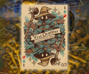 Vivi Ornitier MTG - Alt Art Custom Poker Game Cards Final Fantasy - Picture 1 of 4