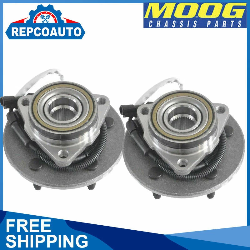 Rolamento de cubo de roda dianteira 2X MOOG adequado para 2000-2004 Ford F-150 2004 F-150 Heritage - Imagem 1 de 4