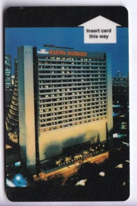 CARTE / CARD  HOTEL CLE KEY .. SINGAPOUR SINGAPORE MANDARIN MARINA MAGNETIQUE - Picture 1 of 2