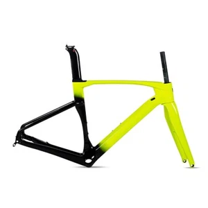 700*40C Carbon Fiber Road Gravel Bike Frameset Disc Brake City Racing Bike Frame - Picture 1 of 32