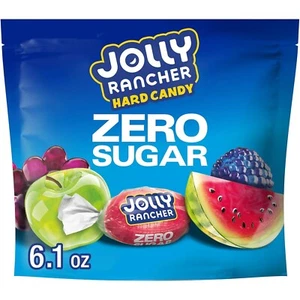JOLLY RANCHER Zero Sugar Assorted Fruit Flavored Hard Candy Bag, 6.1 oz - Picture 1 of 5