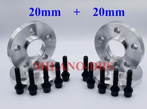 4 DISTANZIALI RUOTA 20+20mm NISSAN JUKE 2019> (TYPE F16) + BULLONI BLACK - Imagen 1 de 1