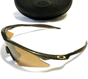 OAKLEY M FRAME GOLD MINE SUNGLASSES Black / Gold Camo w/ Gold Iridium Sweep Lens - Picture 1 of 9