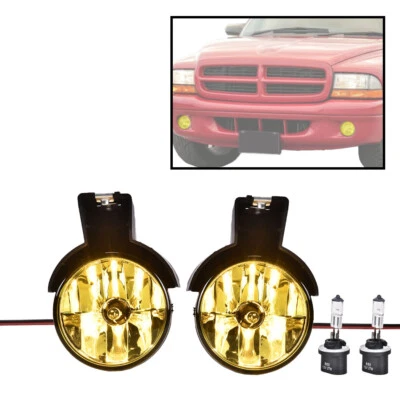 Fog Lights Lamps W/ Bulb Fit For 1997-2000 Dodge Dakota 1998-2000 Dodge Durango - Image 1 of 4