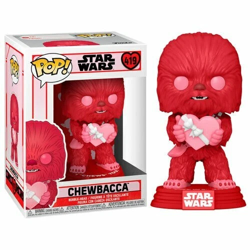 Star Wars - Chewbacca Valentine Pop! Vinyl-FUN52871-FUNKO - Image 1 of 1