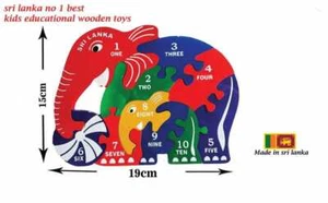 kids toy wooden puzzles hand made good products  - Picture 1 of 4