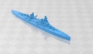 Crucero - Trento - Armada Italiana - Wargaming - Eje y Aliados - Miniatura Naval - Imagen 1 de 2