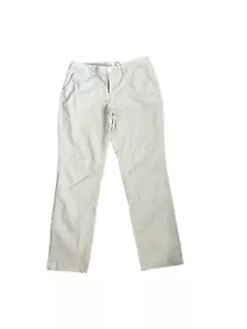 A New Day Womens Pants Size 8 Corduroy Beige Tan Straight Leg Stretch - Picture 1 of 7