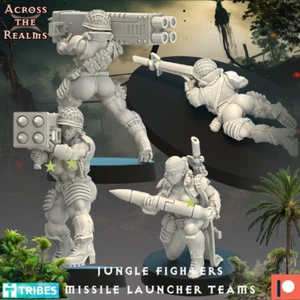 NSFW Jungle Fighter Missile Teams | Across the Realms | Wargaming | Grimdark - Picture 1 of 2