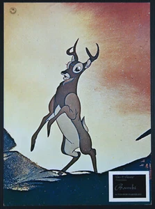 lobby card tedesca film BAMBI Walt Disney anni '60 - Picture 1 of 1