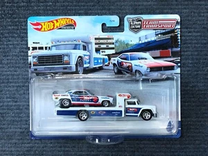 Hot Wheels 2022 Team Transport Mix 3 Tarjetas '72 Plymouth Cuba y Plataforma Retro #46 - Imagen 1 de 2
