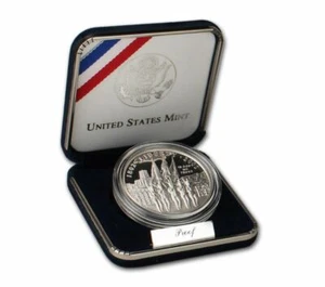 2002 Military Academy Bicentennial Silver Proof Dollar - Picture 1 of 4