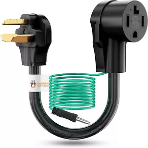 4 bis 3 Zinken Trockner Adapter Kabel Stecker verbindet neue Trockner zu älteren 3 Pin Steckdosen - Bild 1 von 7