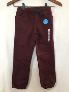 NWT Carter's Boys Pull on Jogger Pants  Raisin Pants comfy Stretch sizes 5T, 14 - Picture 1 of 5