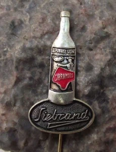 Antique Siebrand Spaanse Wijn Cibrandos Bottle Holland Soft Drinks Pin Badge - Picture 1 of 2