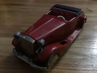 BANDAI 1933 CADILLAC Rojo LATA LITOGRAFÍA JUGUETE DE FRICCIÓN HECHO EN JAPÓN  Foto 1 de 4