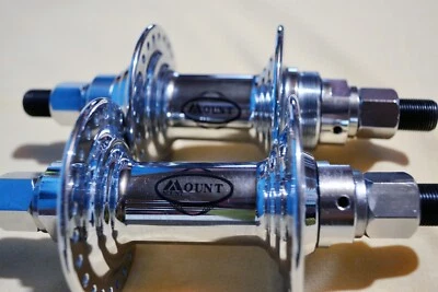 JUEGO BUJES BMX MONTAJE TRASERO DELANTERO 48 Agujeros Plateado Foto 1 de 4