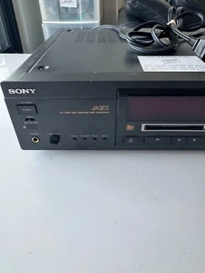 SONY MDS-JA3ES MD MiniDisc Deck Player in Black - Working NEEDS REMOTE - Picture 1 of 9