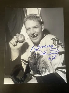 Bobby Hull SIGNED 8x10 PHOTO Chicago Blackhawks Hall Of Fame Autographed - Picture 1 of 2