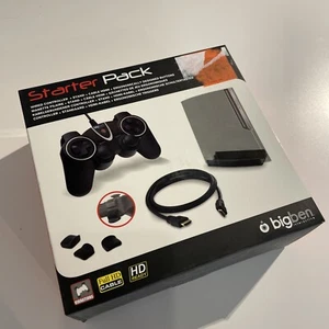 NEUF NEW manette filaire cable HDMI socle console PS3 playstation 3 - Imagen 1 de 3