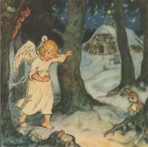 "Zwölf Englein hatten viel zu tun" Bilderbuch 1929 Weihnachten Christkind Engel - Bild 1 von 7