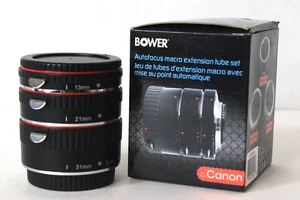 BOWER AUTOFOCUS TUBE SET FOR MACRO PHOTOGRAPHY FOR CANON NEW IN BOX - Picture 1 of 2