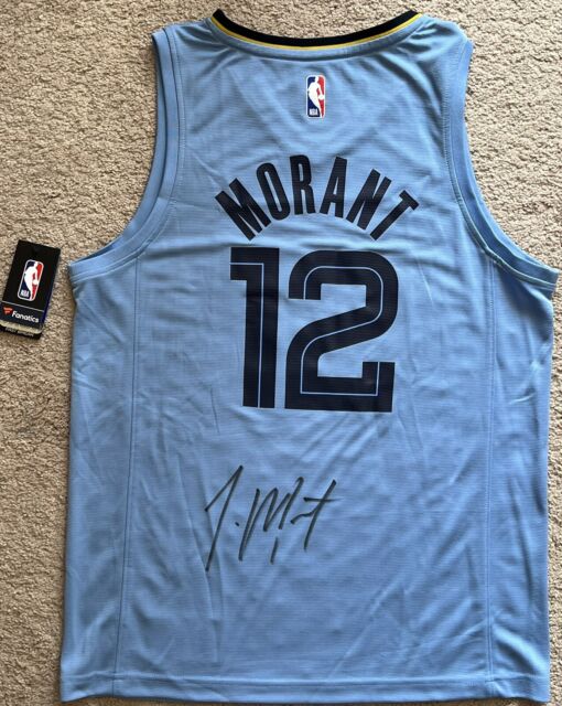 Ja Morant Signed Memphis Grizzlies Black Nike Swingman Jersey BAS – Sports  Integrity