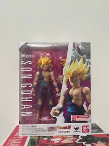 Bandai S.H. Figura de daño de batalla Figuarts Dragon Ball Z Super Saiyan Son Gohan - Imagen 1 de 6