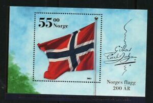2021 Norway  Flag anniversary MS   NK 2064   MNH