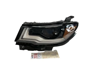 2017 2021 JEEP COMPASS LEFT SIDE LED HEADLIGHT OEM 2 BROKEN TABS - Picture 1 of 19