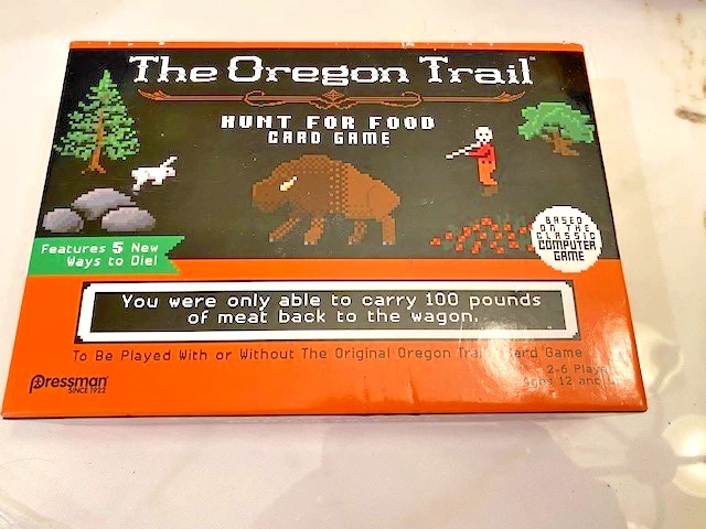The Oregon Trail Hunt for Food Card Game (Pressman 2017)