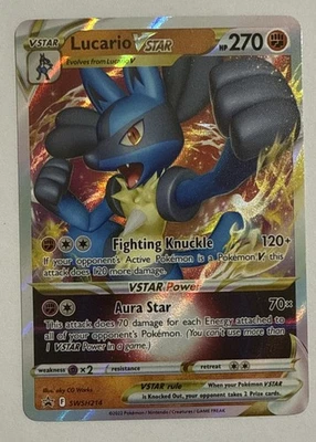 Lucario VSTAR SWSH214 SWSH: Sword & Shield Promo Cards Holo Near Mint - Image 1 of 4