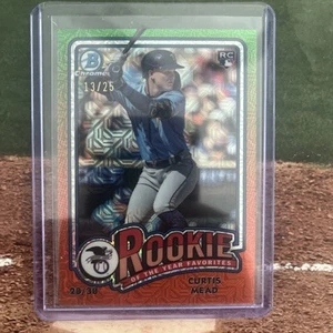 2024 Bowman Mega Box ROYF Curtis Mead #28 Orange #/25 Mojo RC - Picture 1 of 2
