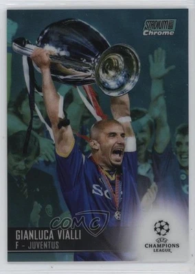 2020-21 Topps Stadium Club Chrome UCL Aqua Refractor /199 Gianluca Vialli #24 - Image 1 of 2
