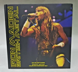 BOOK LIBRO + 4 DVD IRON MAIDEN BRITISH METAL SPECIAL EDITION - USATO - Foto 1 di 18