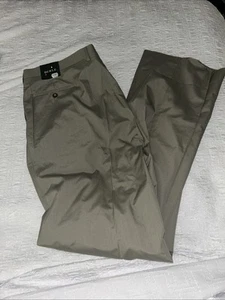 NWT Berle Tailore Beige Pleated Dress Pants 42 Unhemmed Made in USA - Picture 1 of 8
