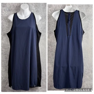 Smartwool Damen Merino Sport Tank Kleid in Blau und Schwarz Größe L - Bild 1 von 8