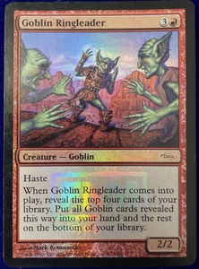 FOIL  Goblin Ringleader / Rädelsführer  - DCI PROMO FNM -  englisch  (good) - Bild 1 von 1